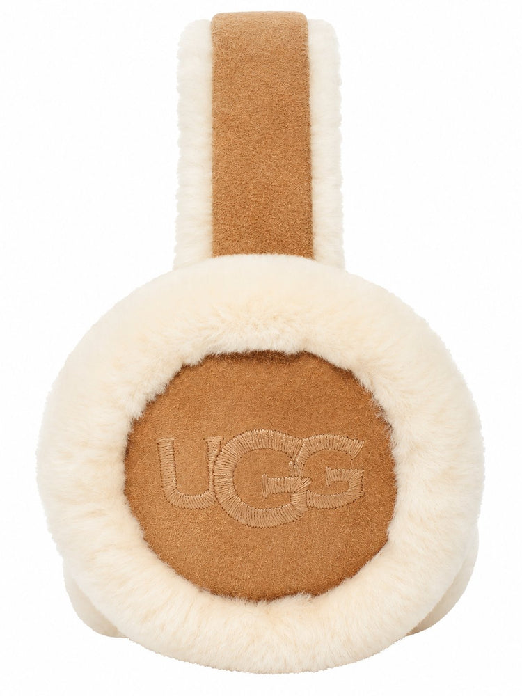 W SHEEPSKIN EMBROIDERY EARMUFF