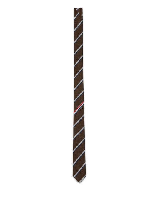 CLASSIC TIE IN SHADOW STRIPE PIQUE WEAVE