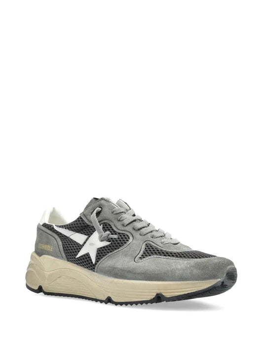 RUNNING NET UPPER SUEDE TOE AND SPUR LEATHER STAR AND HEEL