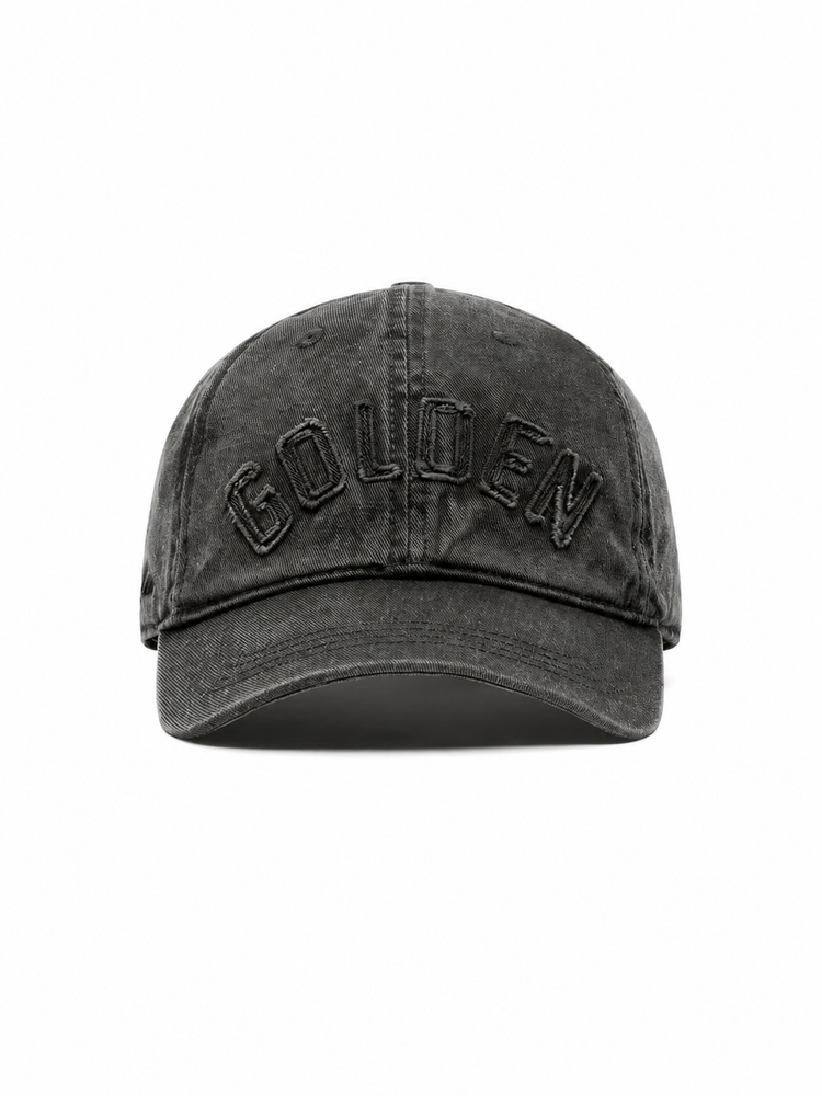 JOURNEY BASEBALL CAP/ WASHED COTTON TWILL / GOLDEN PATCH / MADE IN ITALY