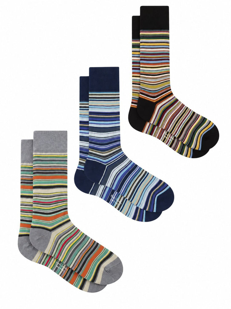 MEN SOCK 3PK CRACKER SIG