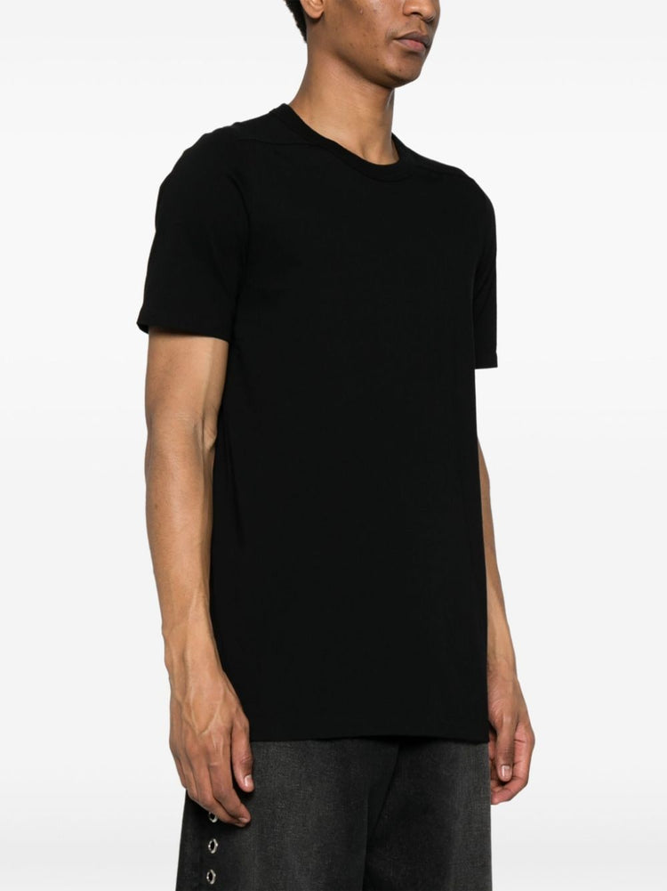 panelled cotton T-shirt