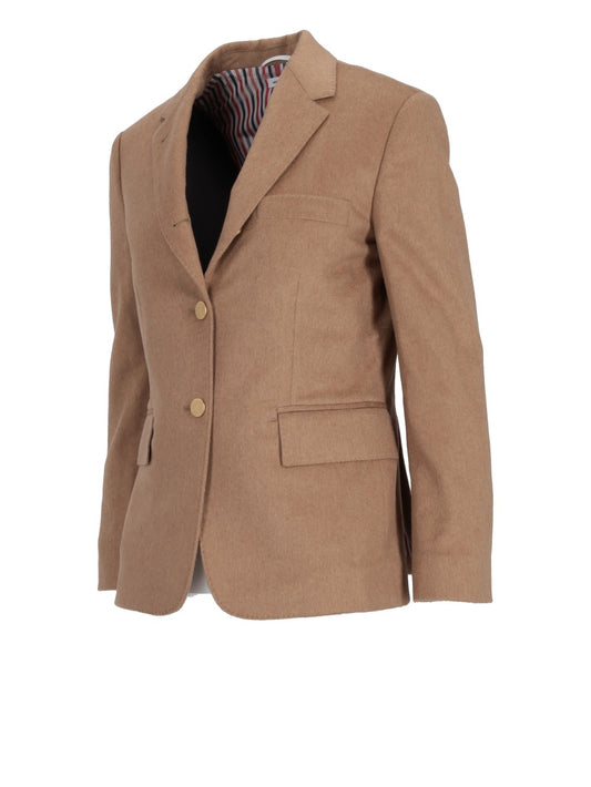 FIT 1 - CLASSIC SPORTCOAT IN  SOLID JACKET WEIGHT CAMEL HAIR