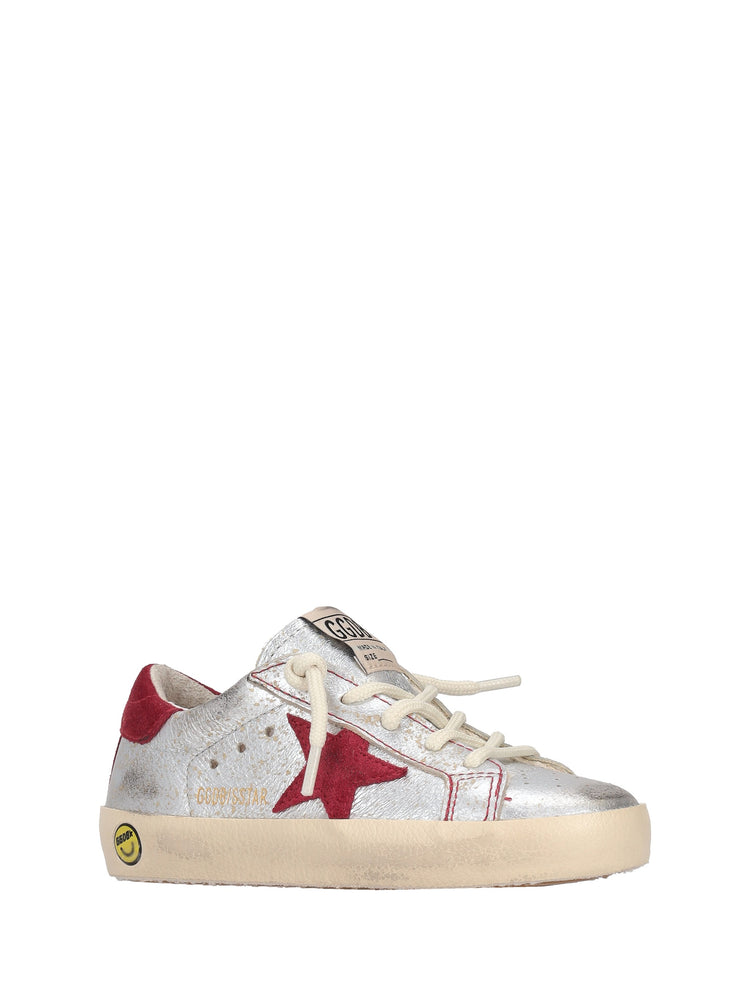 SUPER STAR LAMINATED SUEDE UPPER SUEDE STAR AND HEEL