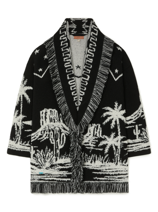 CANYON SPIRIT CARDIGAN BLACK/CHALK