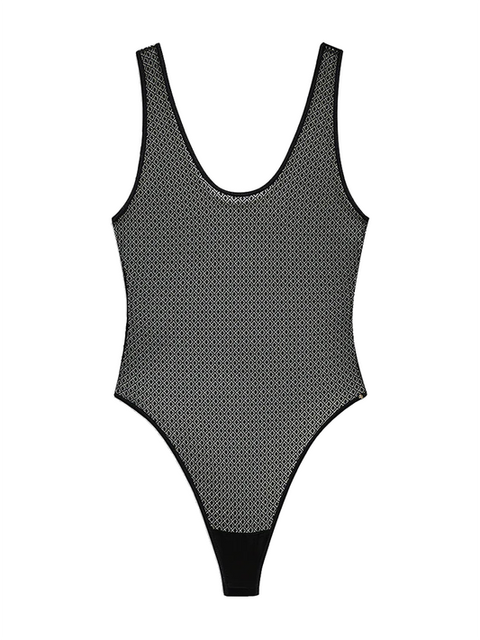 Alysha geometric bodysuit