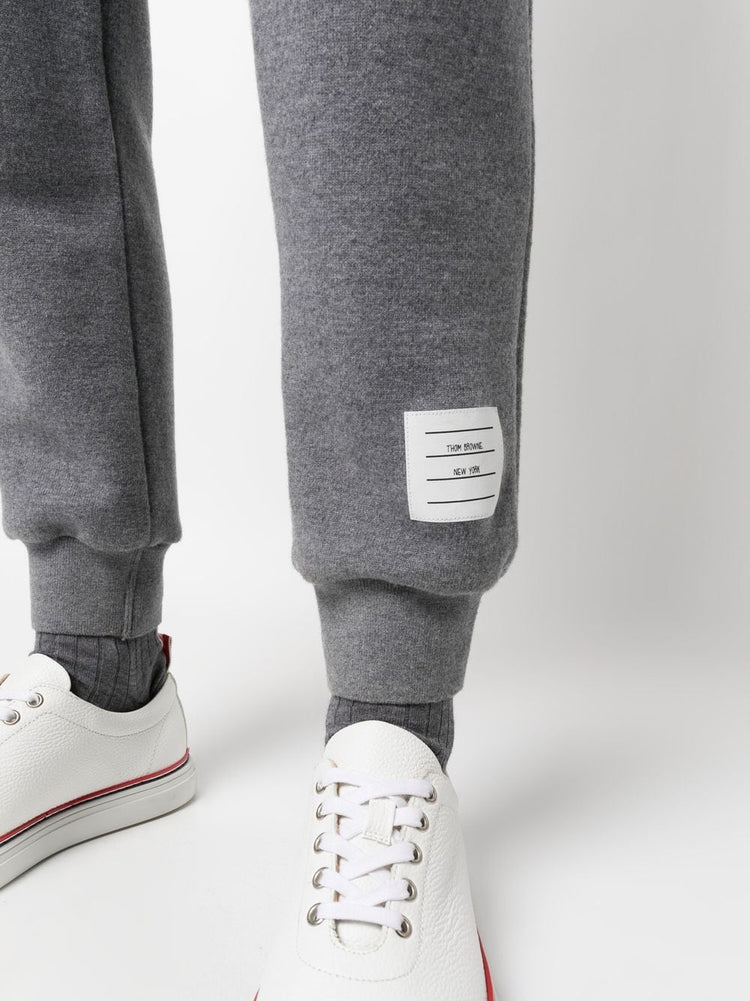 THOM BROWNE knitted side-stripe track pants