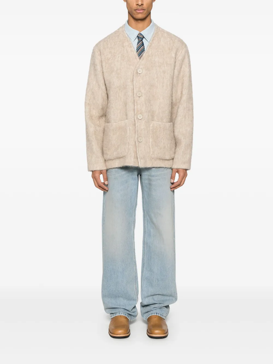 mid straight-leg baggy jeans