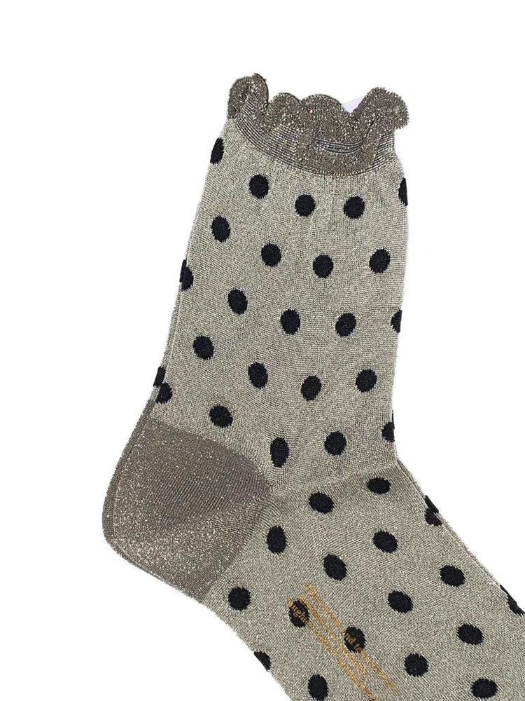 ANTIPAST glitter pois socks