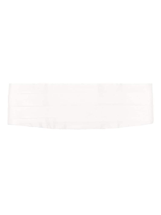 pleated satin belt
