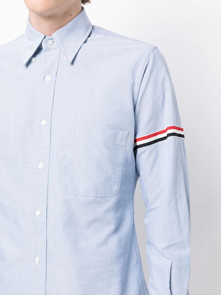 grosgrain-armband Oxford shirt