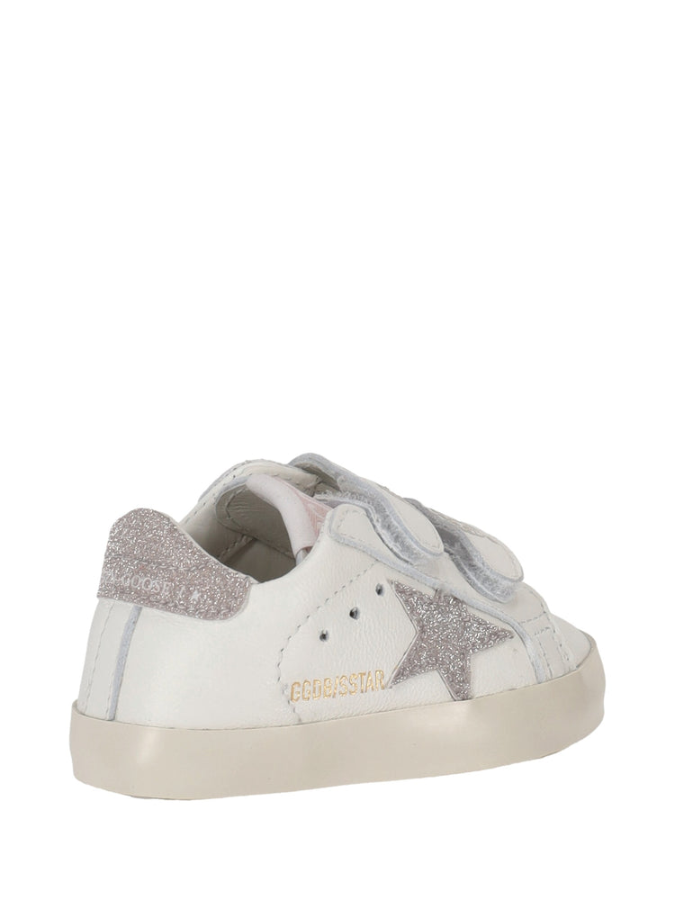 BABY SCHOOL NAPPA UPPER AND LIST GLITTER STAR AND HEEL