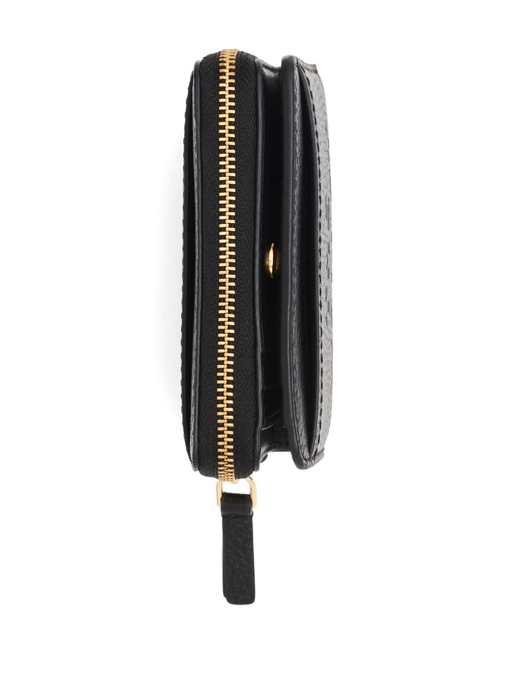 The Leather Mini compact wallet