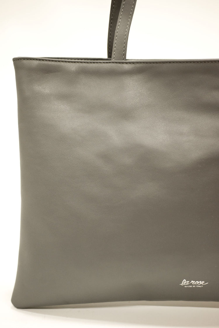 LA ROSE tote bag grigio