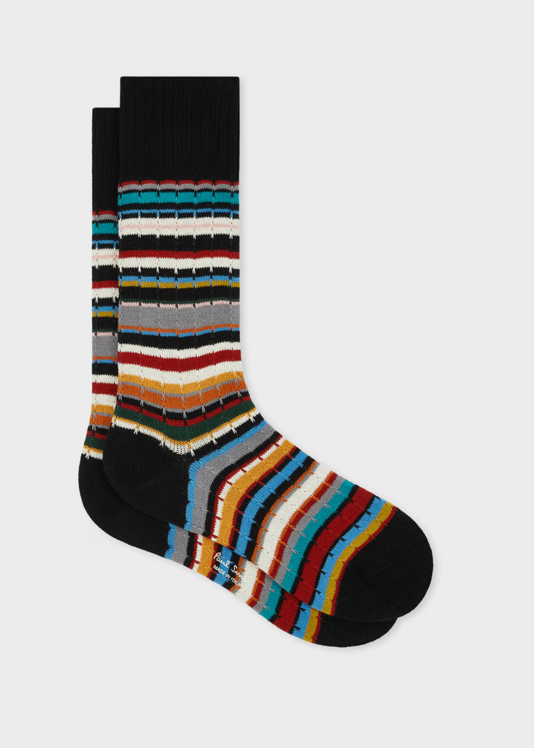 WOMEN SOCK CABLE SIG