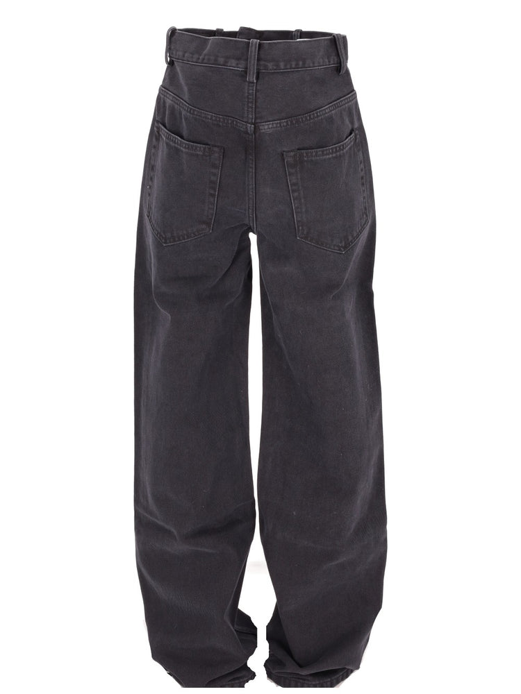 CLAIRE 5-POCKETS COMFORT TROUSERS FADED DENIM