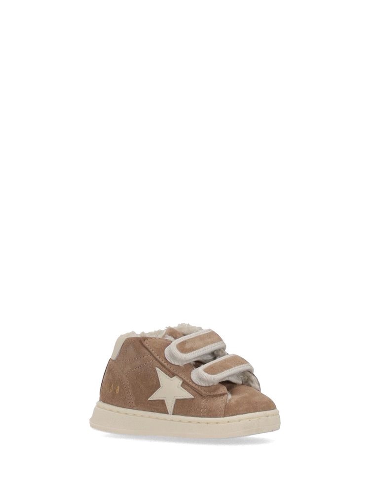 JUNE SUEDE UPPER LEATHER STAR AND HEEL SHEARLING LINING
