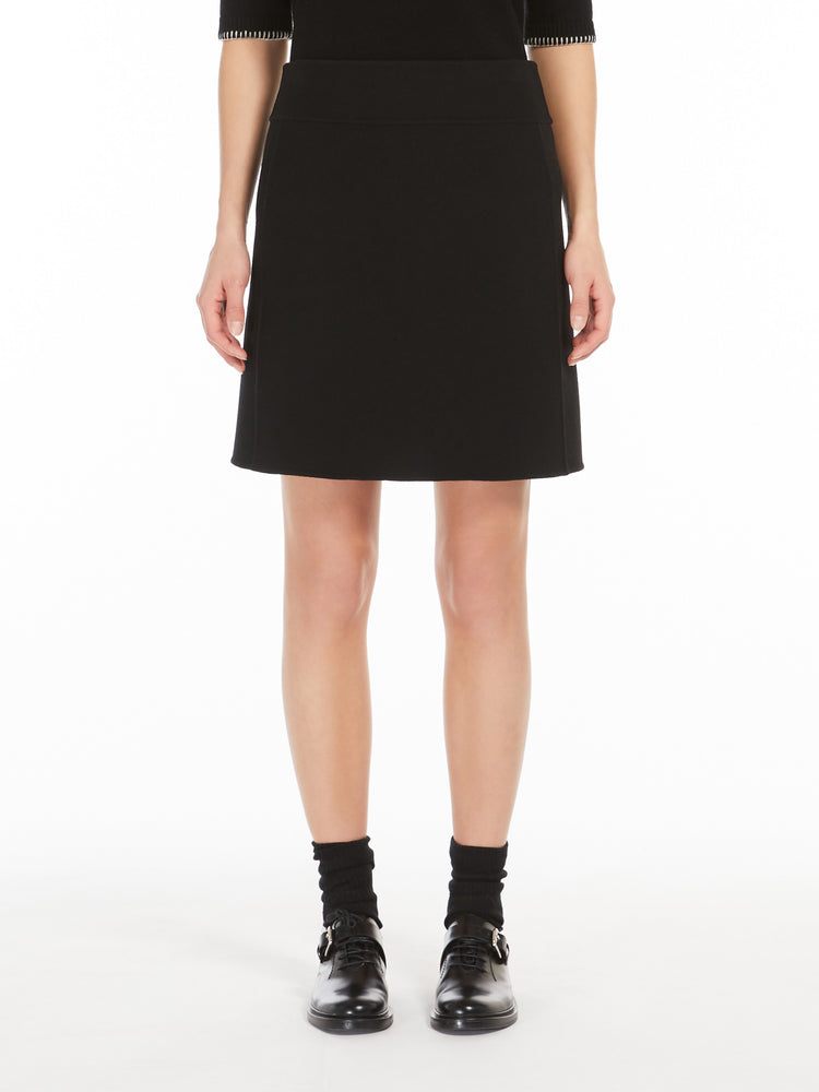 Ali short wool skirt