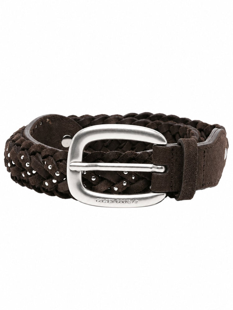 BRAIDED HOUSTON IN SUEDE WITH MICRO STUDS