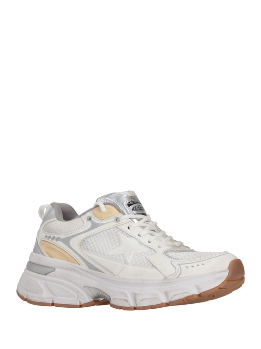 LIGHTSTAR LEATHER NET AND SUEDE UPPER TPU STAR NET HEEL AND SPUR