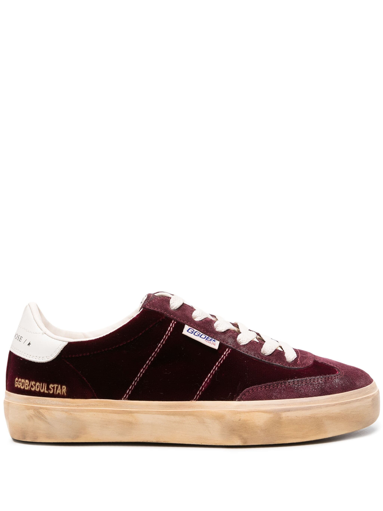 Soul-Star velvet sneakers