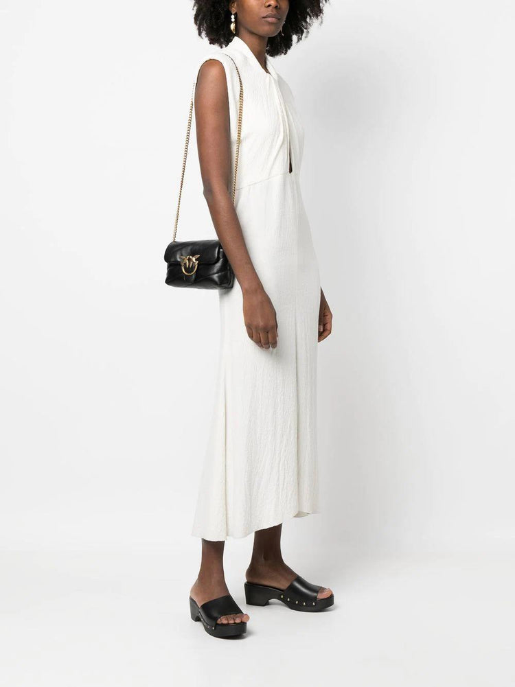 Baby Love quilted leather shoulder bag nappa