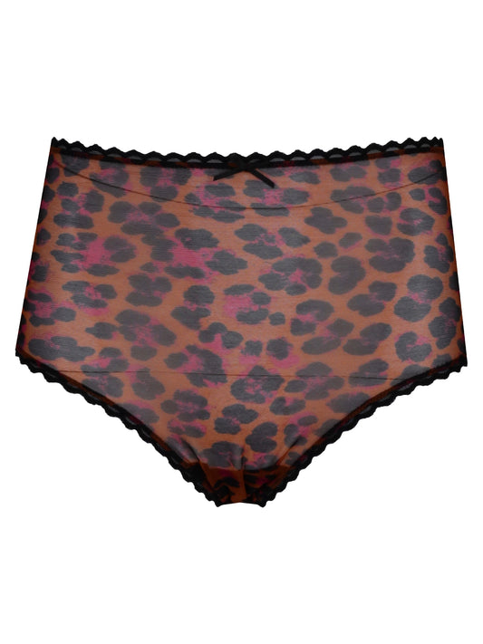 LAURA URBINATI Slip alto verde&rosa