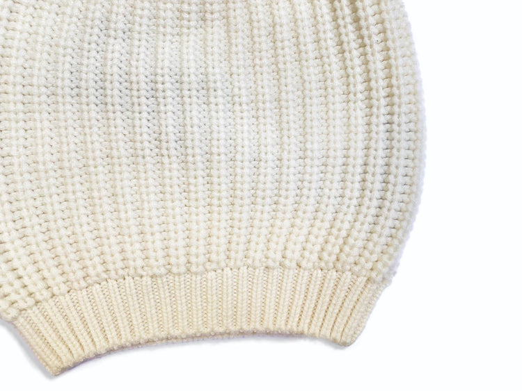 LA ROSE beanie white satin