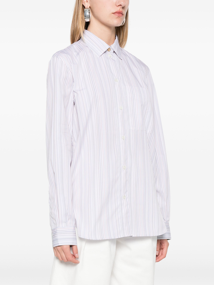 artist stripe pattern shirt