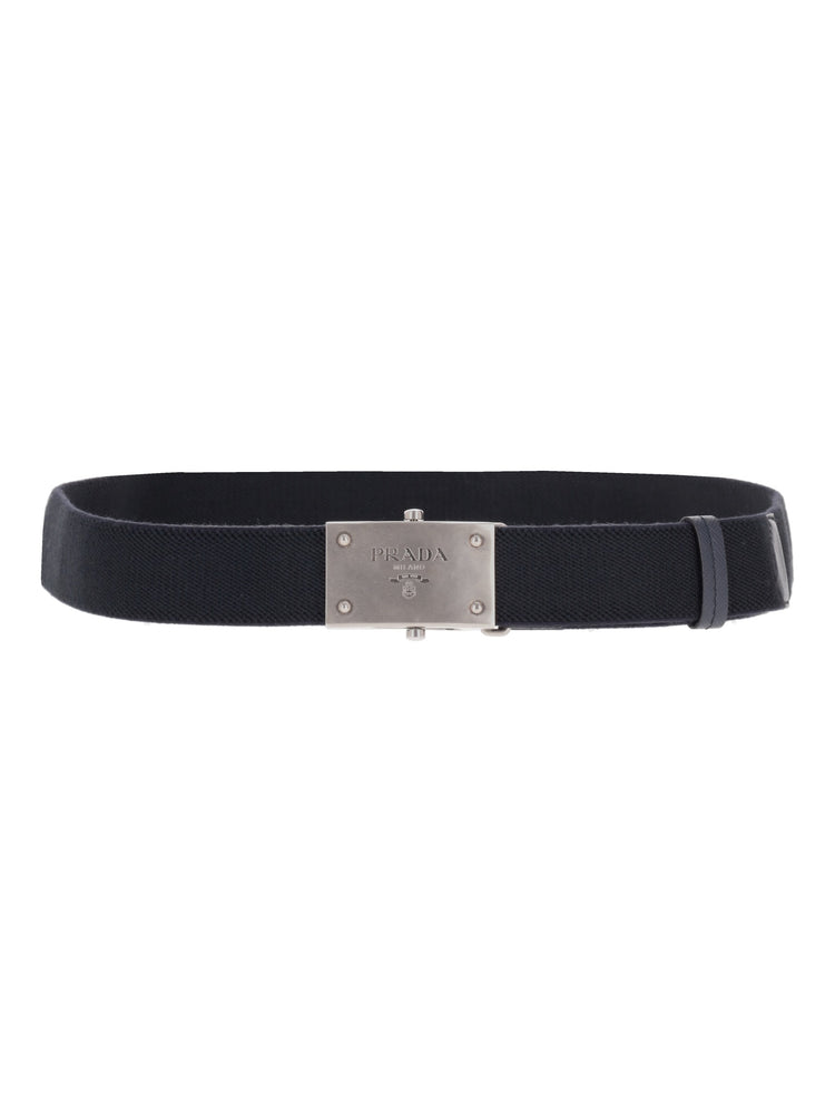 PRADA logo-buckle belt