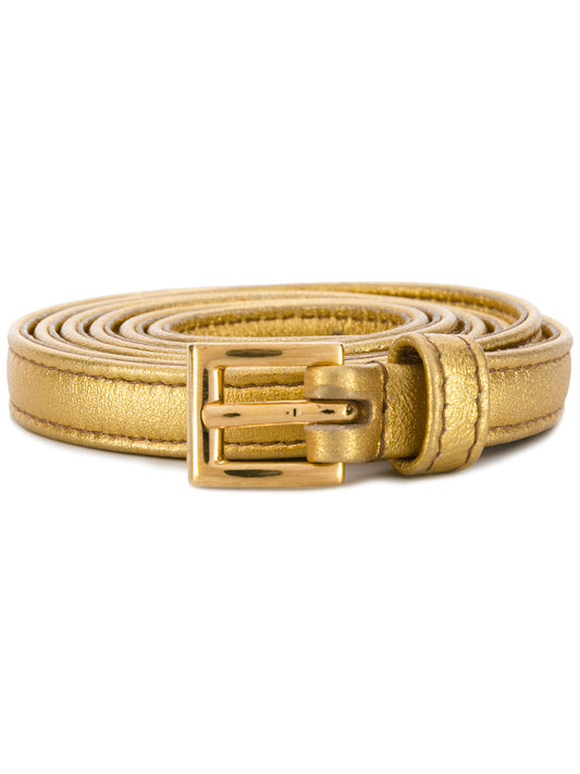 Prada belt gold 1 cm nappa