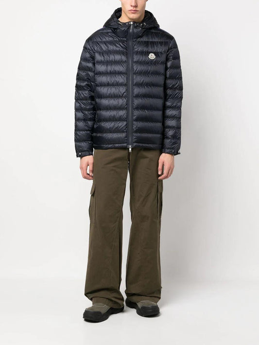 MONCLER Agout logo-patch puffer jacket