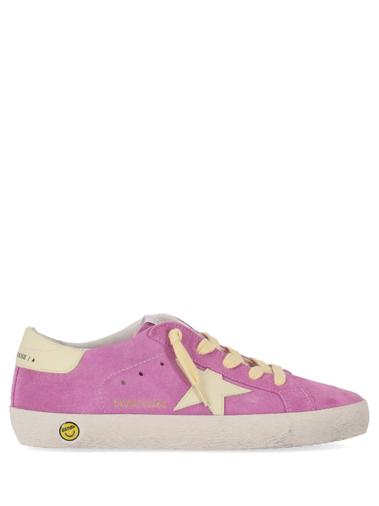 SUPER STAR SUEDE UPPER LEATHER TONGUE STAR AND HEEL