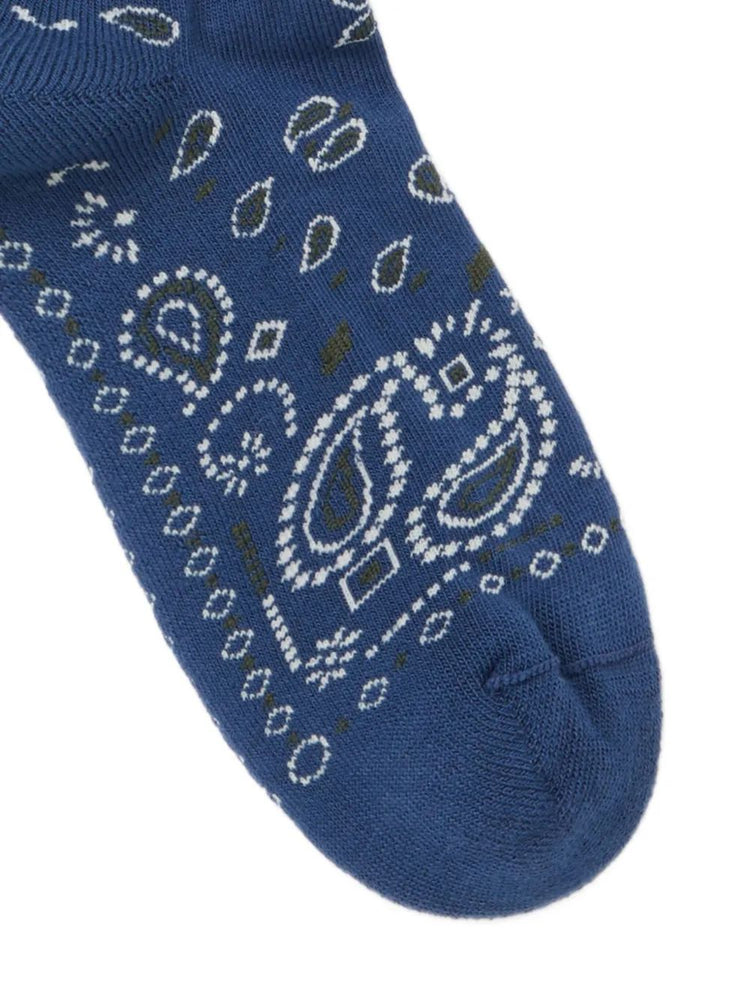 BANDANA SOCKS CHARCOAL/MULTICOLOR