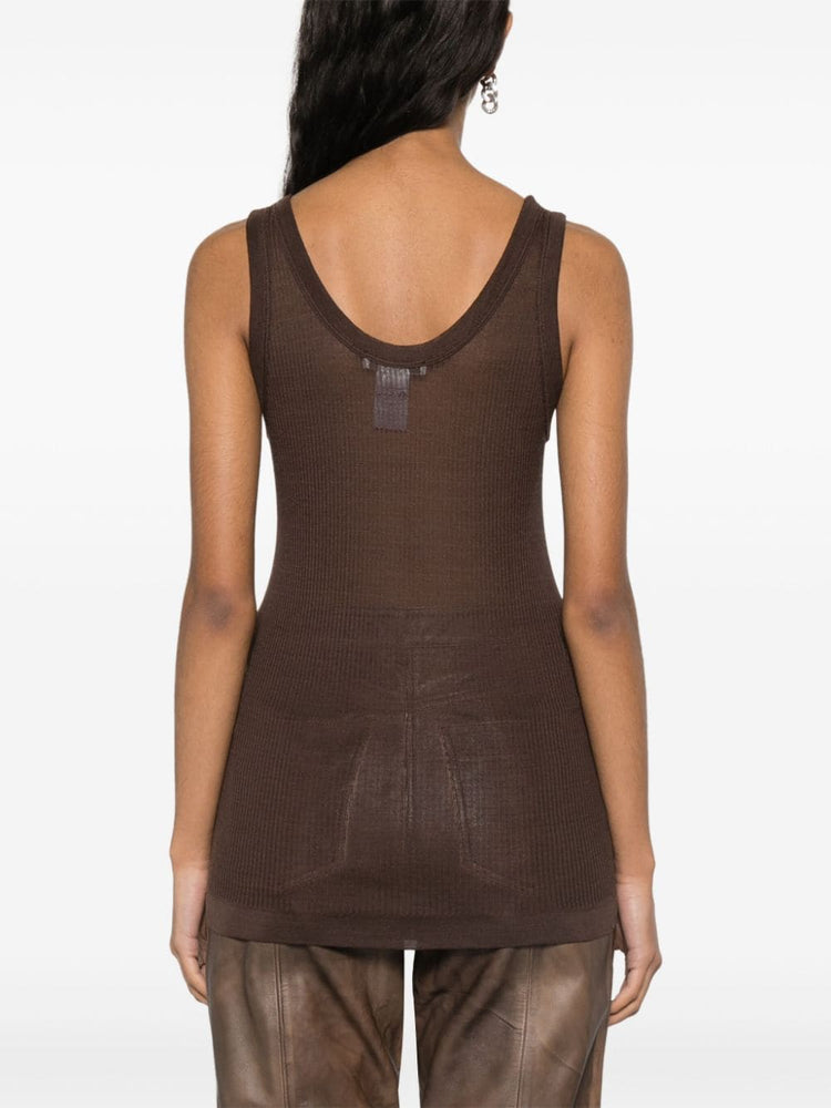 seamless ribbed tank top