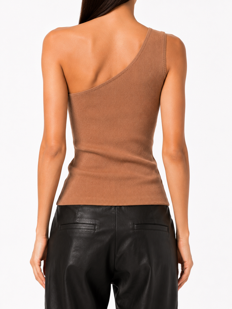 LA ROSE one shoulder cash top