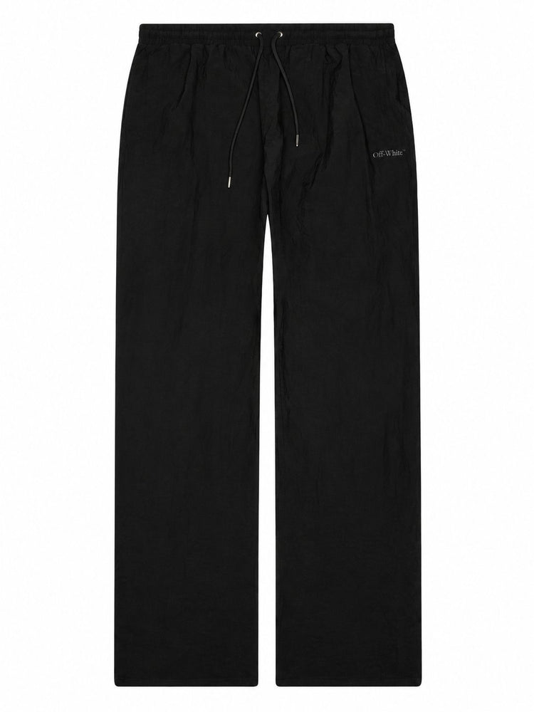 GLOSSY ARROW NYL RELAX TRACKPANT