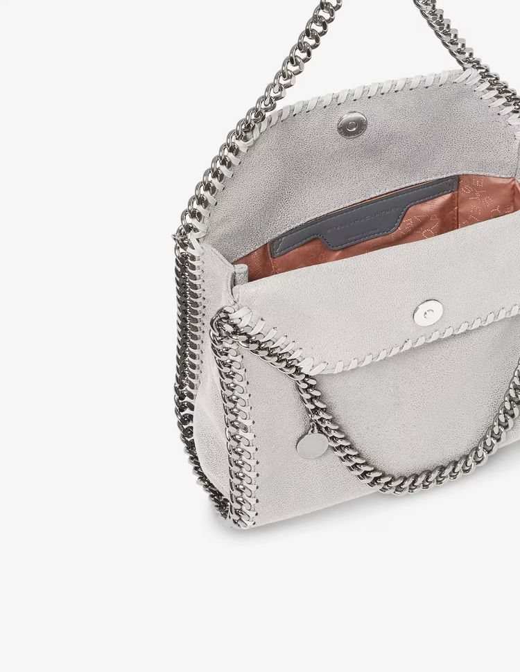Falabella Mini Bag Eco Shaggy Deer w/stainless steel chain