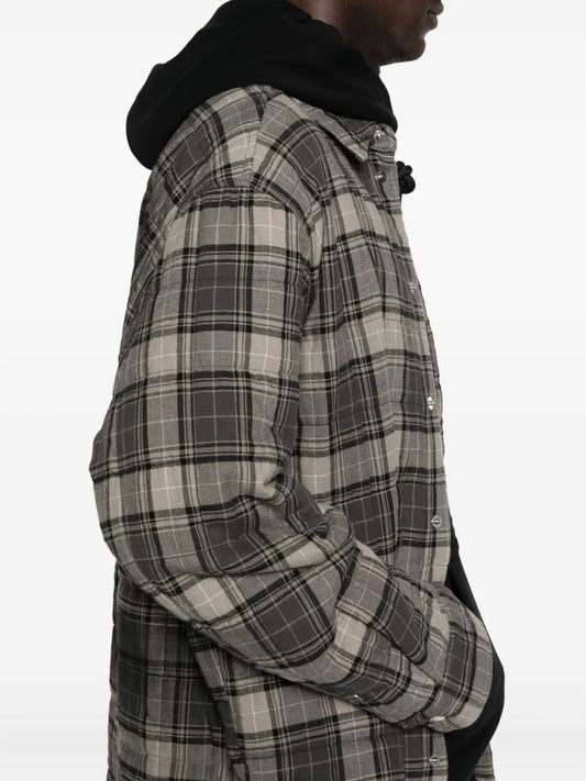 SPRAY ARR CHECK FLAN PADD OVE DARK GREY