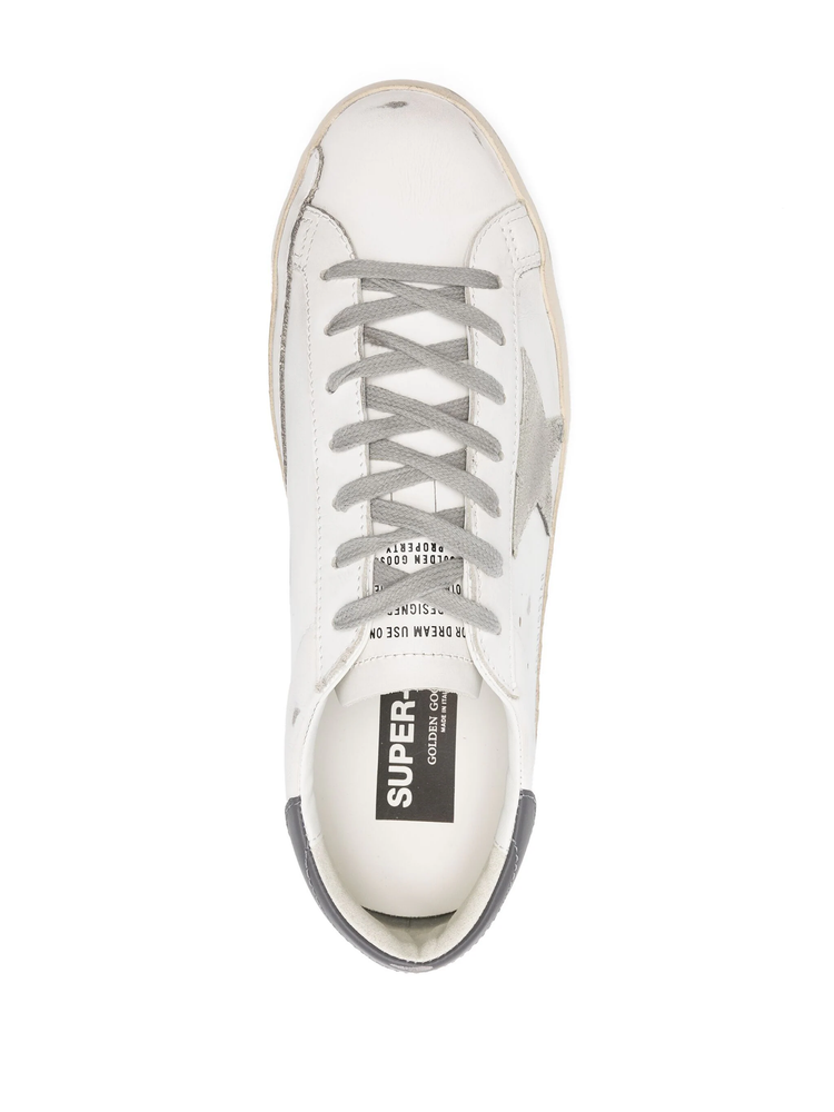 SUPER STAR LEATHER UPPER AND HEEL SUEDE STAR AND SPUR