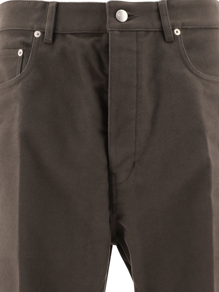 Geth straight-leg cotton trousers