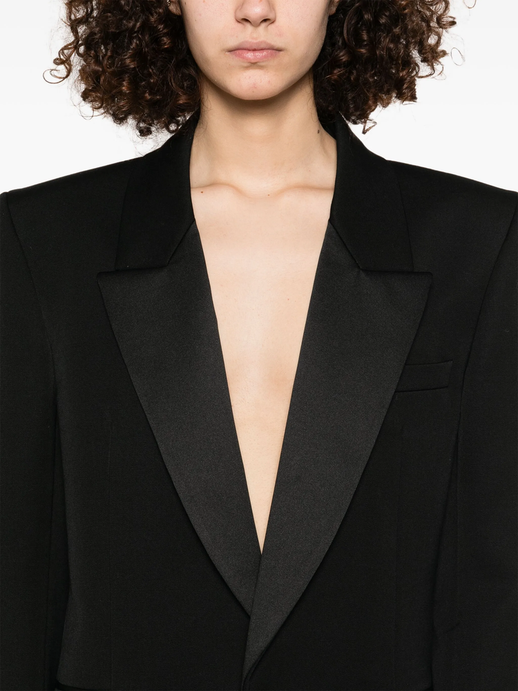 grain-de-poudre blazer