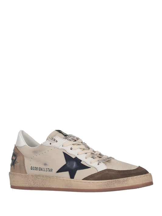 BALLSTAR NAPPA UPPER SUEDE TOE NABUK SPUR LEATHER STAR AND HEEL