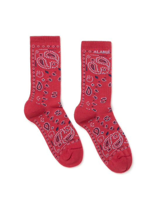 BANDANA SOCKS CHARCOAL/MULTICOLOR