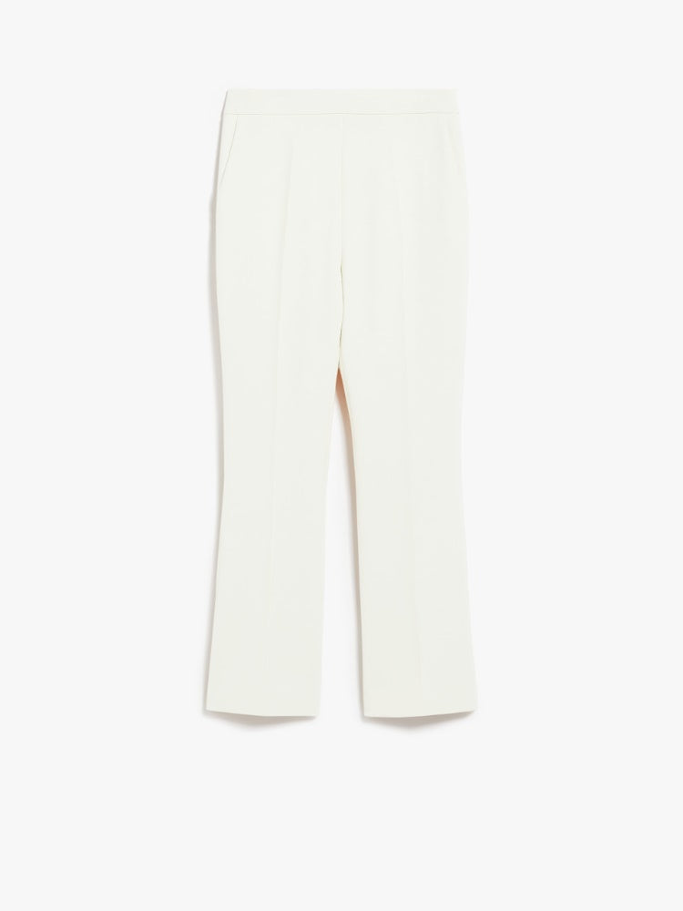 Nepeta ankle-length trousers in wool crepe