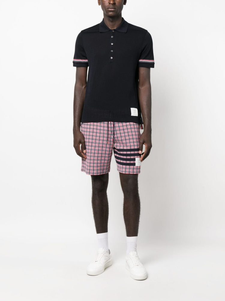 RWB-stripe polo shirt