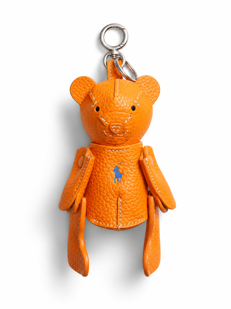 SHINY DRUM PEBBLE-BEAR CHARM-BGC-MED
