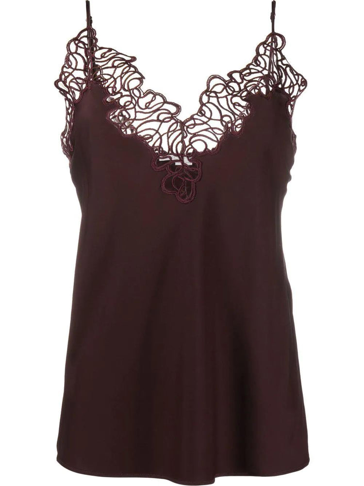 STELLA McCARTNEY lace-trim cami top