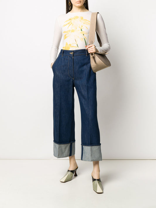 Iconic cuffed jeans