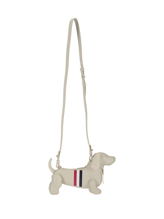 MINI HECTOR CROSSBODY W/ RWB STRIPE IN PEBBLE GRAIN LEATHER